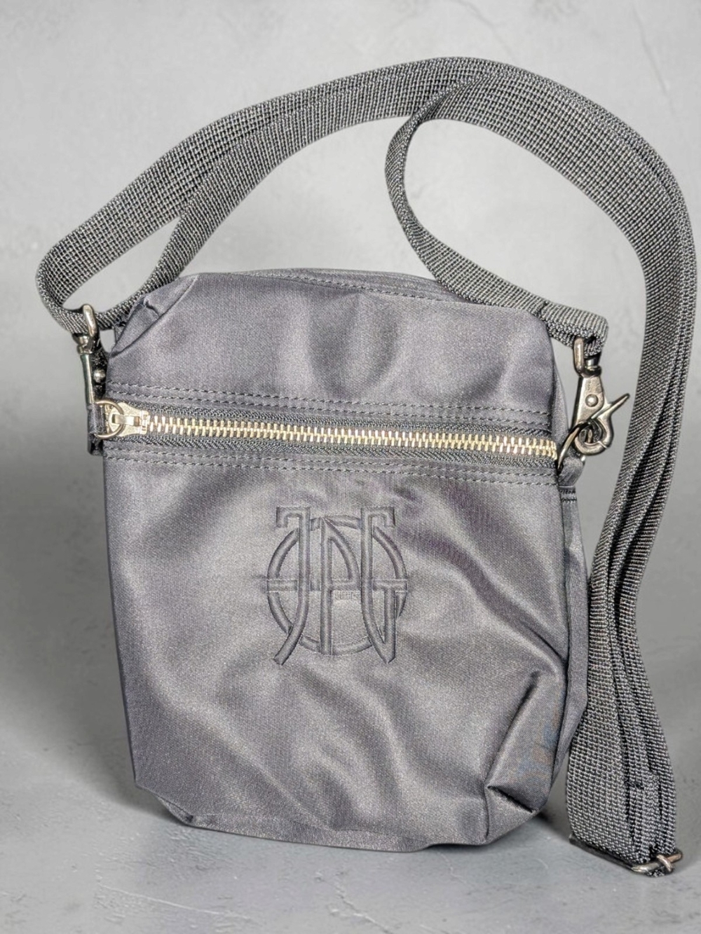 Y2K Jean Paul Gaultier JPG Black Nylon Men’s Crossbody